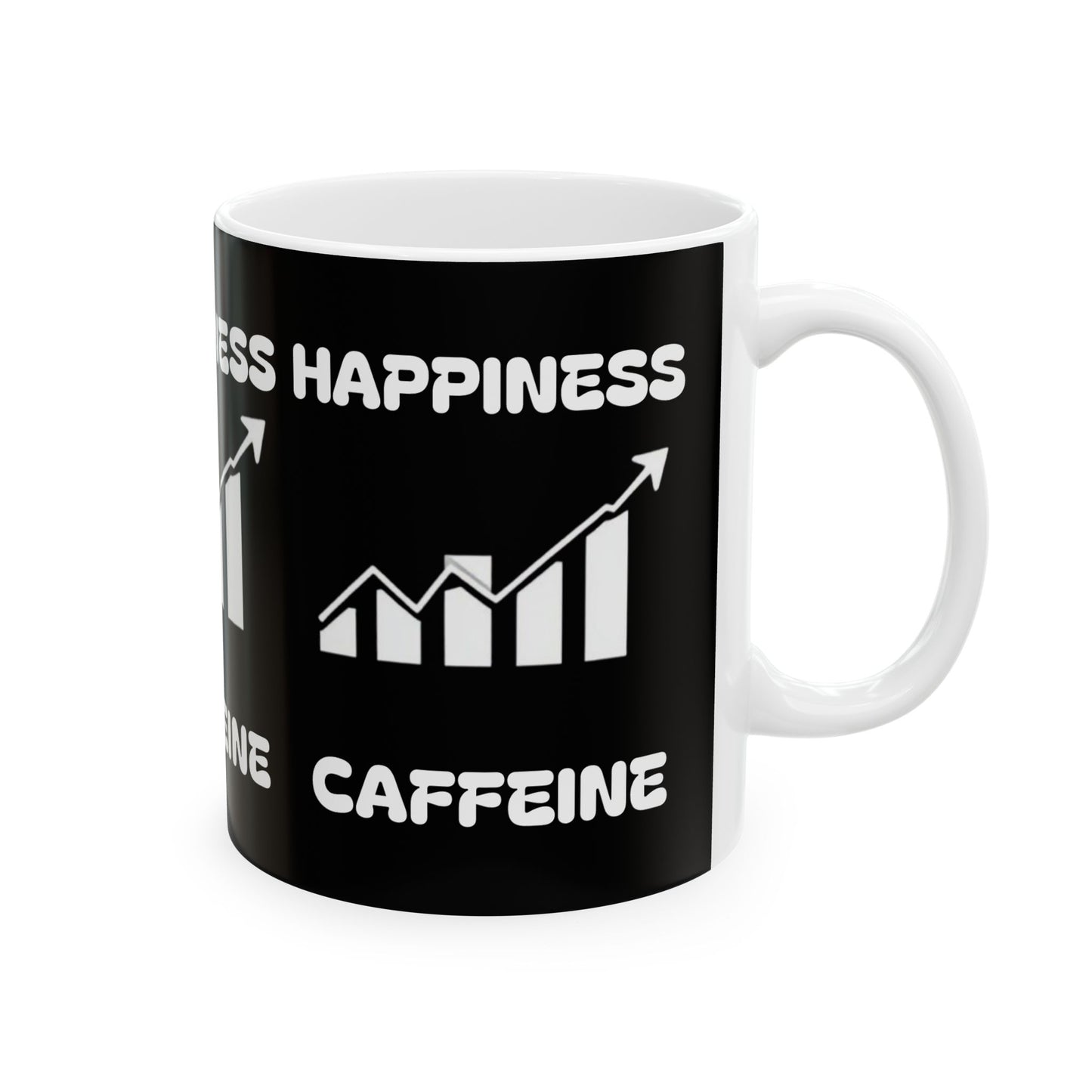 Happiness Ceramic Mug, (11oz)