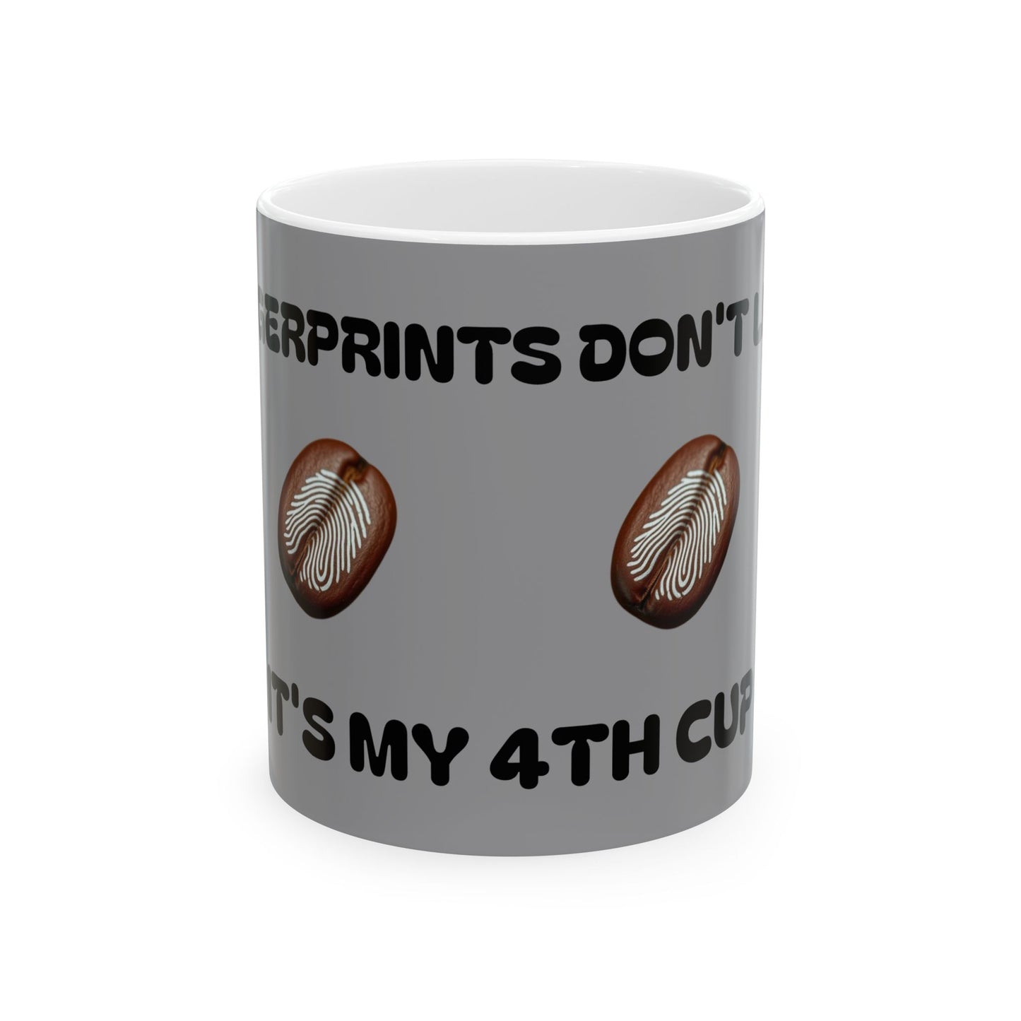 Fingerprits Don't Lie Fingerprints Ceramic Mug, (11oz, 15oz)
