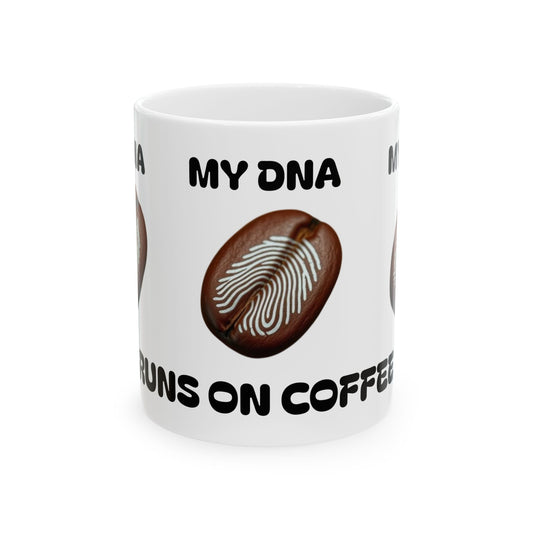 My DNA Fingerprints Ceramic Mug, (11oz, 15oz)