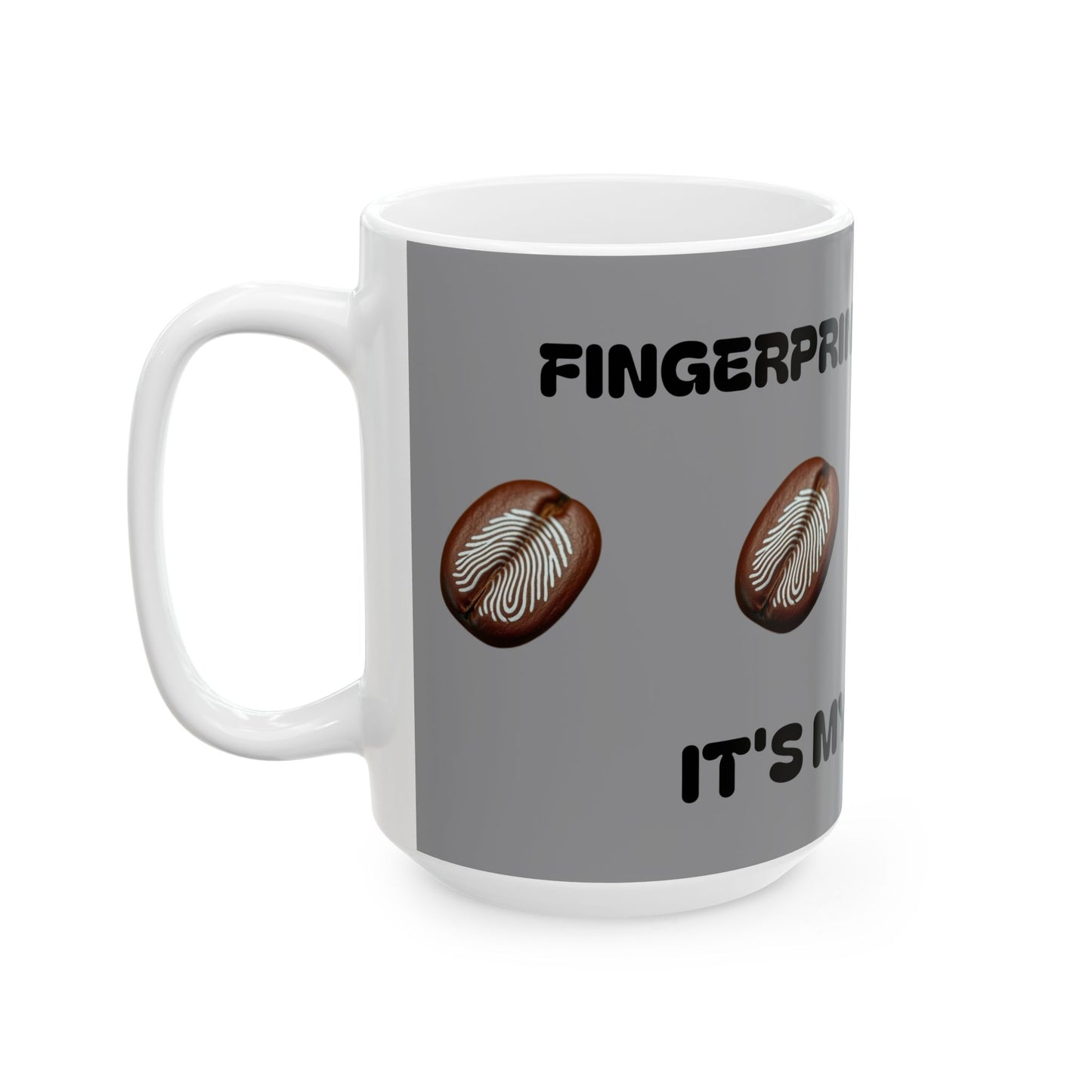 Fingerprits Don't Lie Fingerprints Ceramic Mug, (11oz, 15oz)