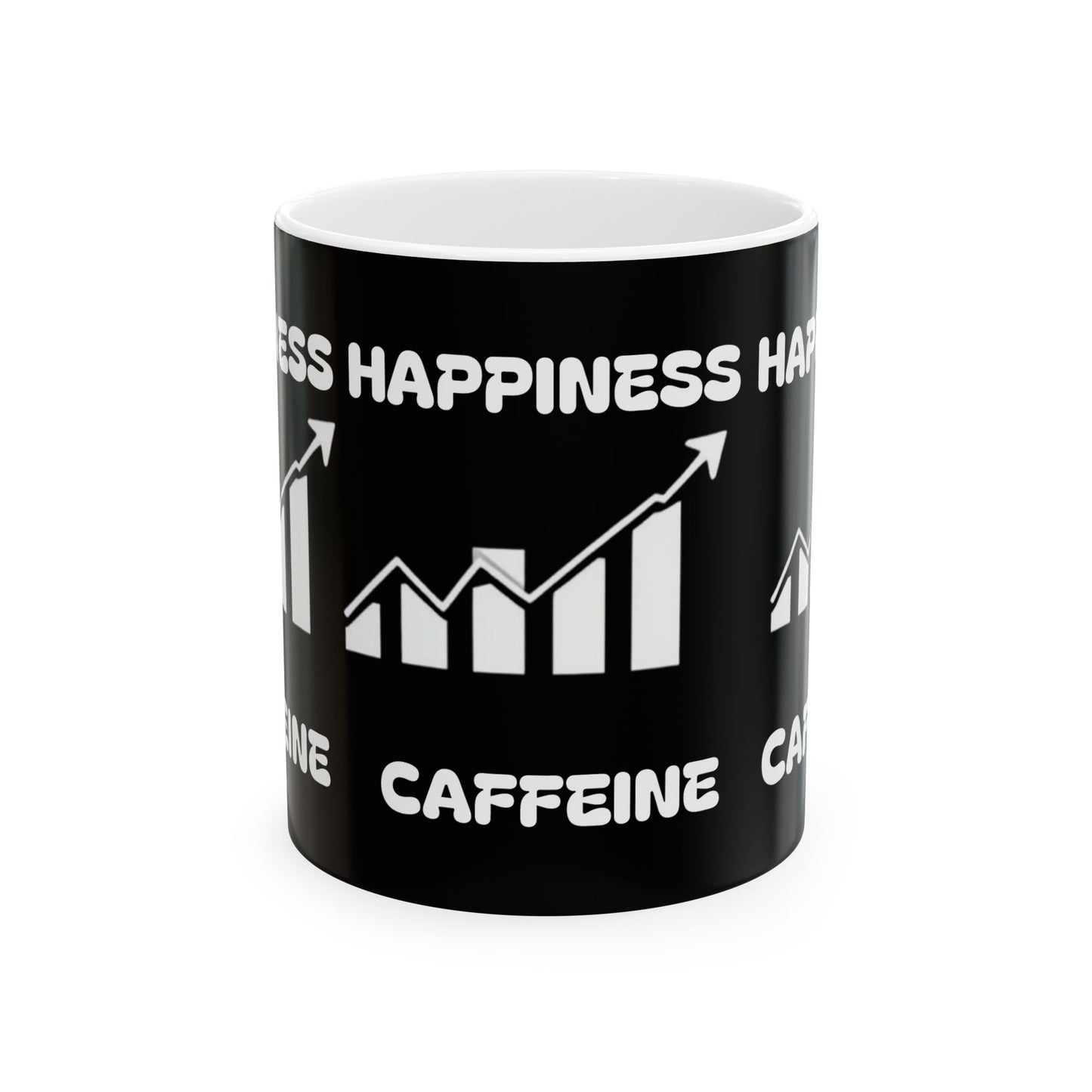 Happiness Ceramic Mug, (11oz)