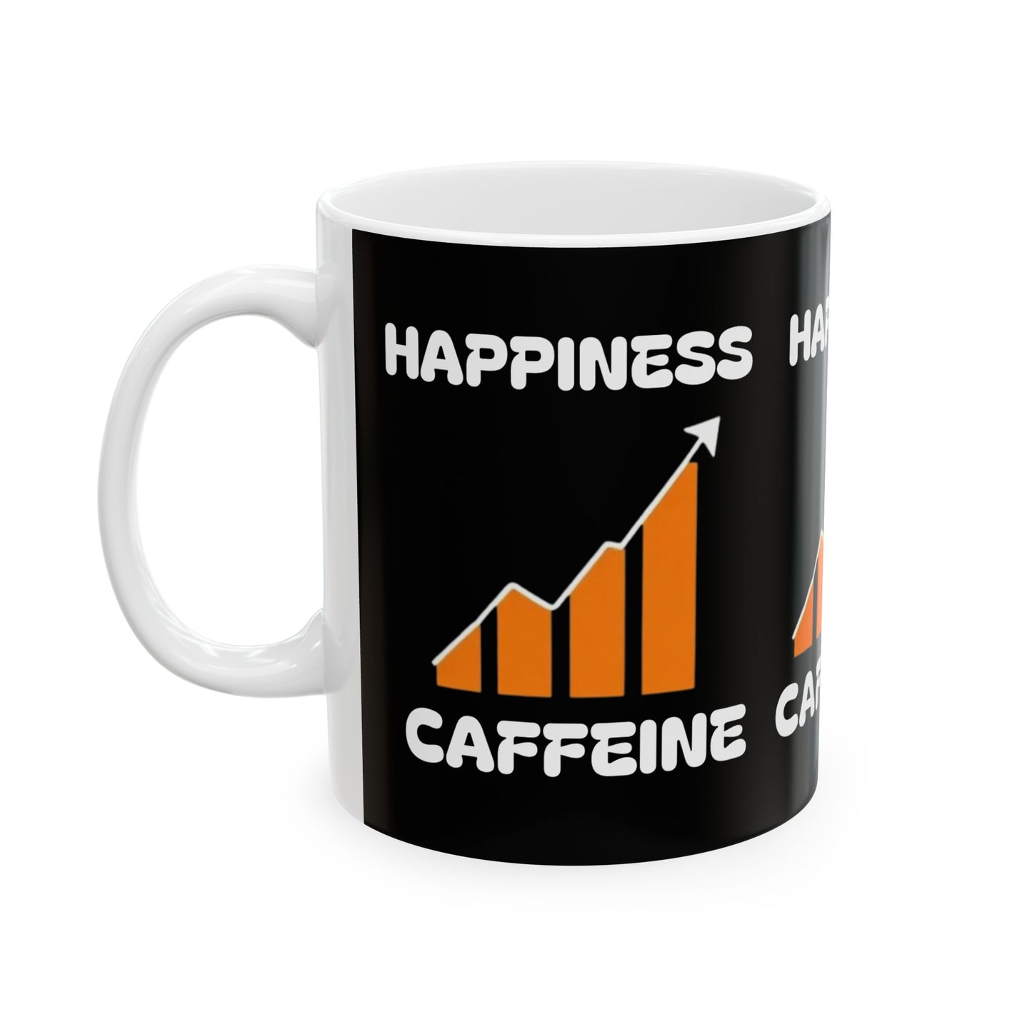 Happiness Ceramic Mug, (11oz)