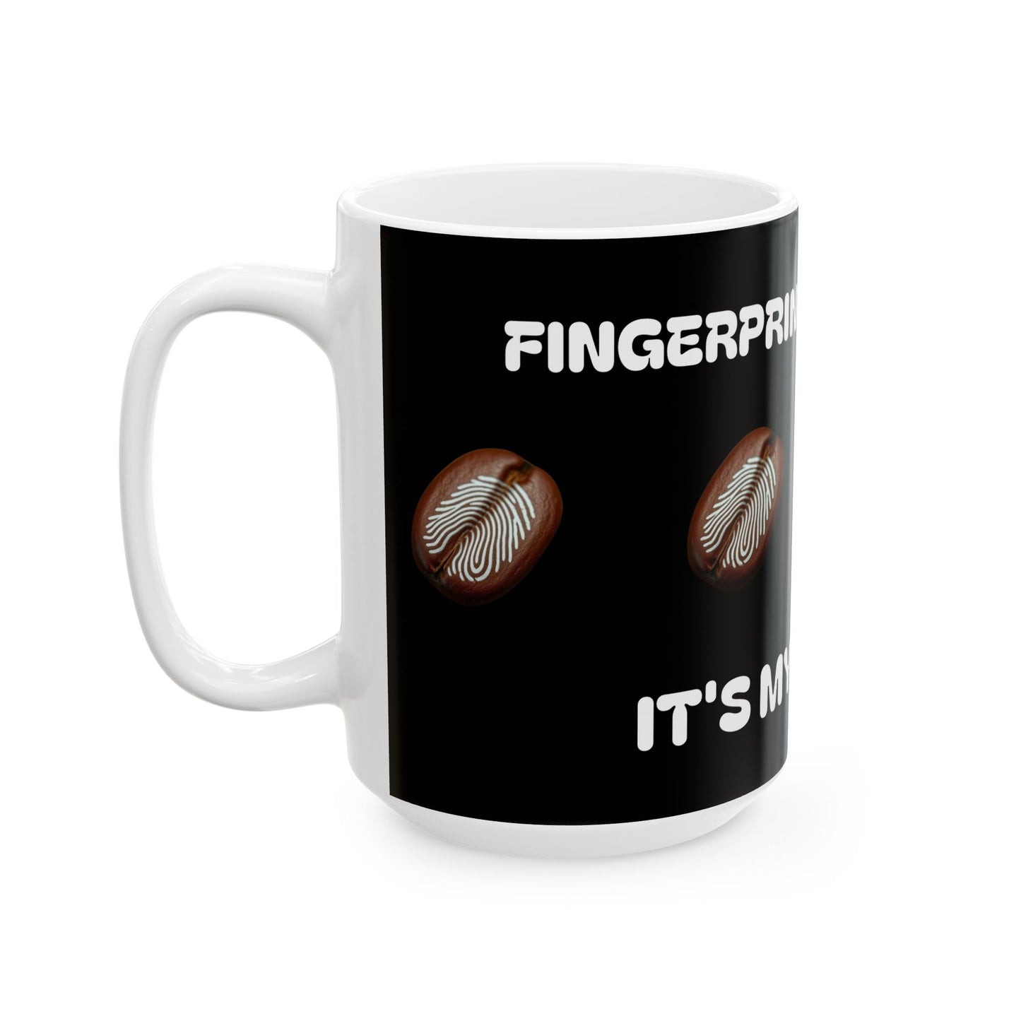 Fingerprits Don't Lie Fingerprints Ceramic Mug, (11oz, 15oz)