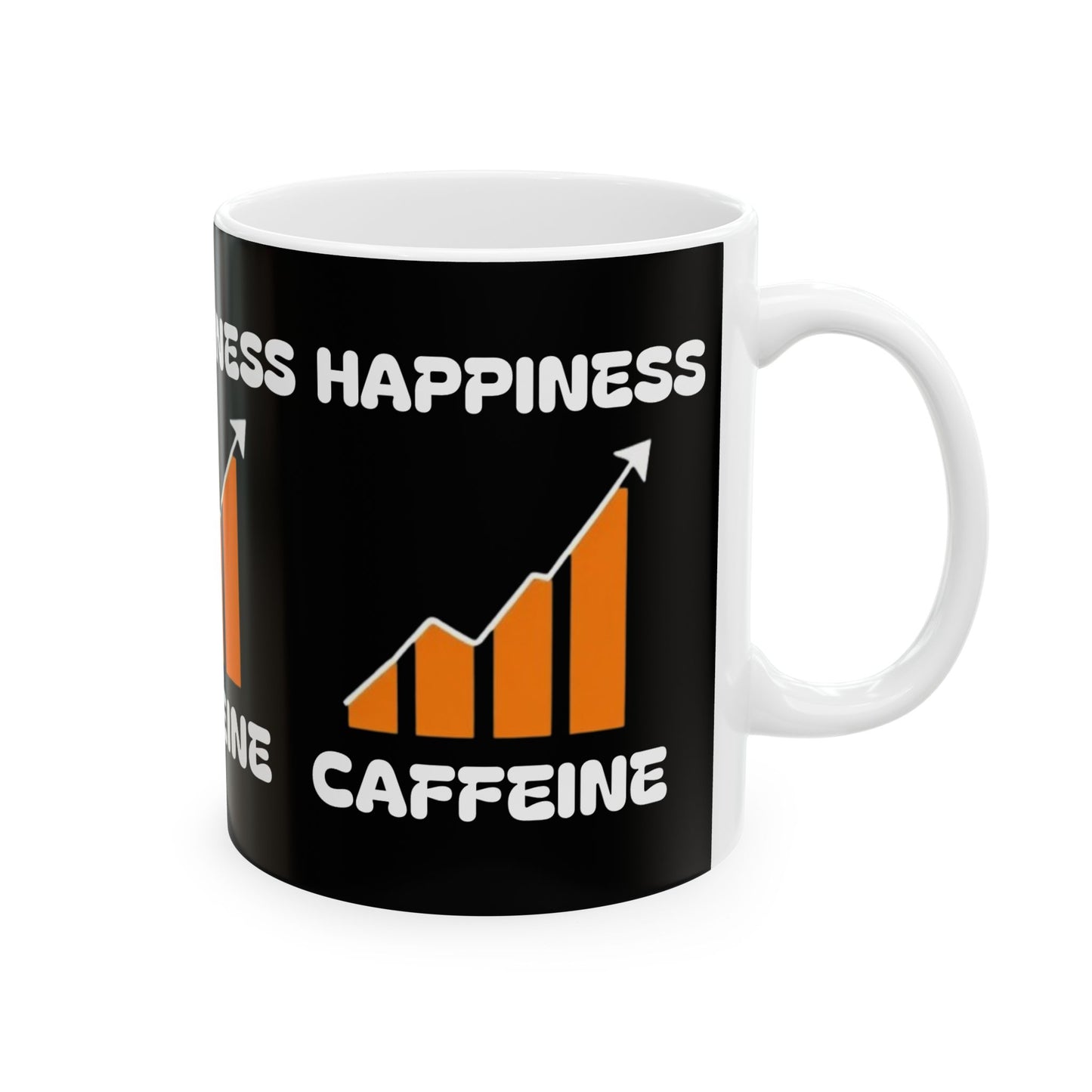 Happiness Ceramic Mug, (11oz)