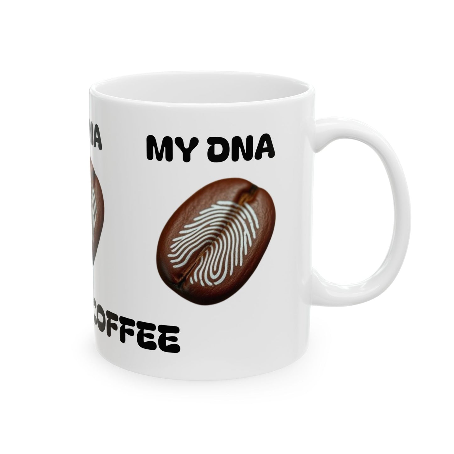 My DNA Fingerprints Ceramic Mug, (11oz, 15oz)