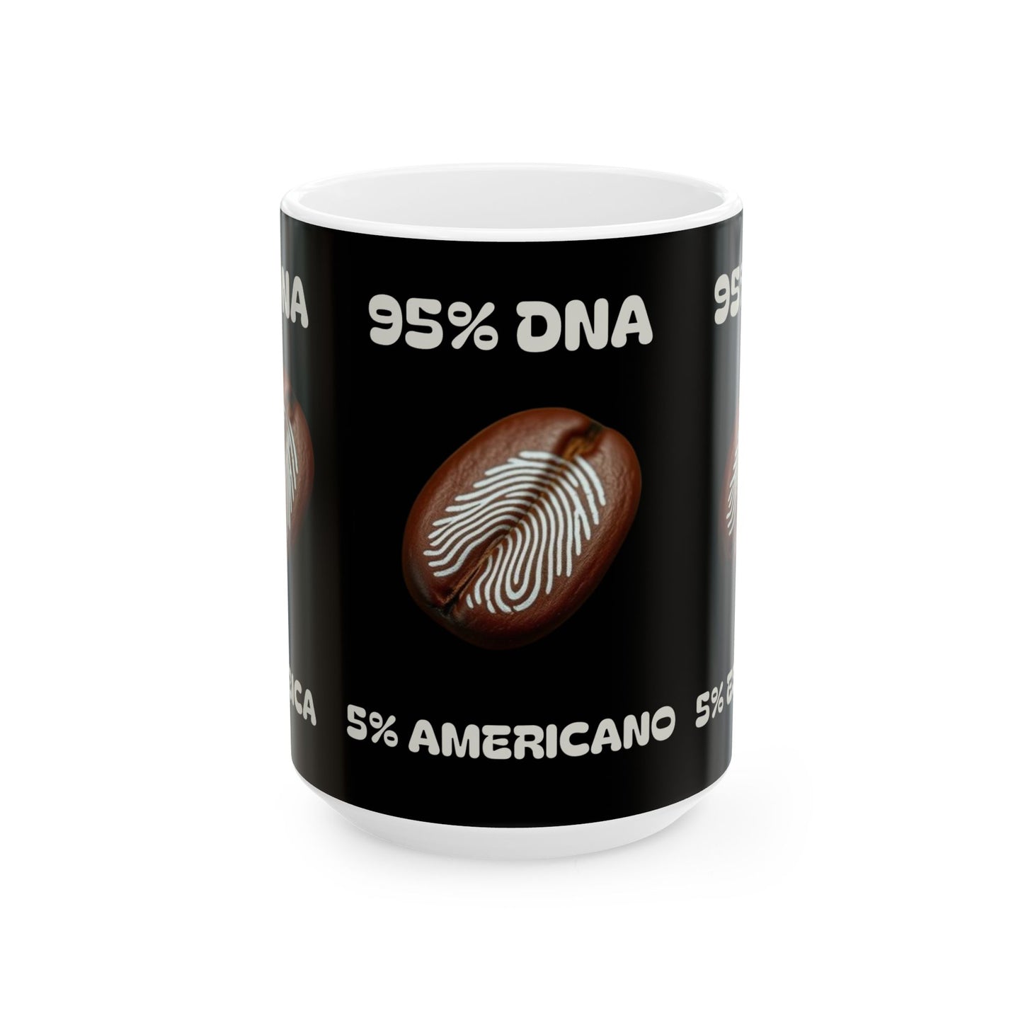 95% DNA Ceramic Mug, (11oz, 15oz)