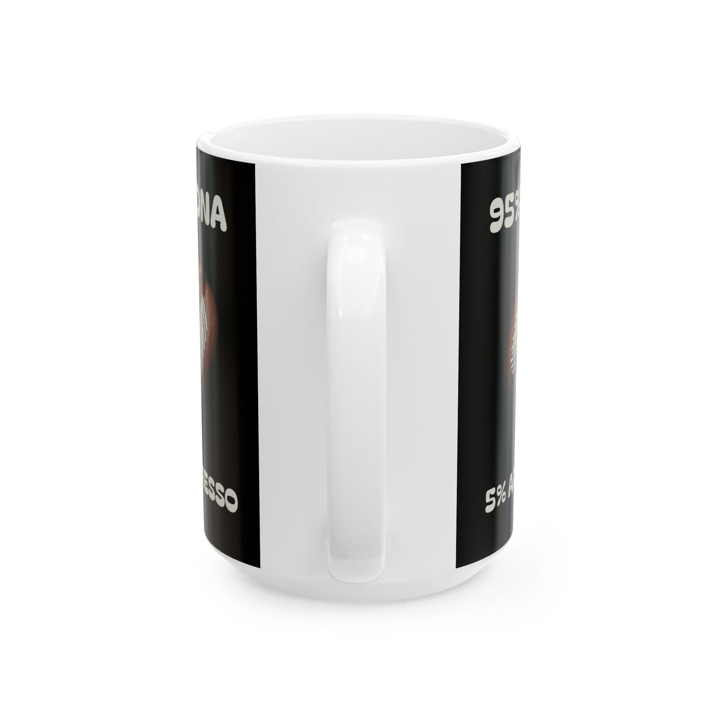 95% DNA Ceramic Mug, (11oz, 15oz)